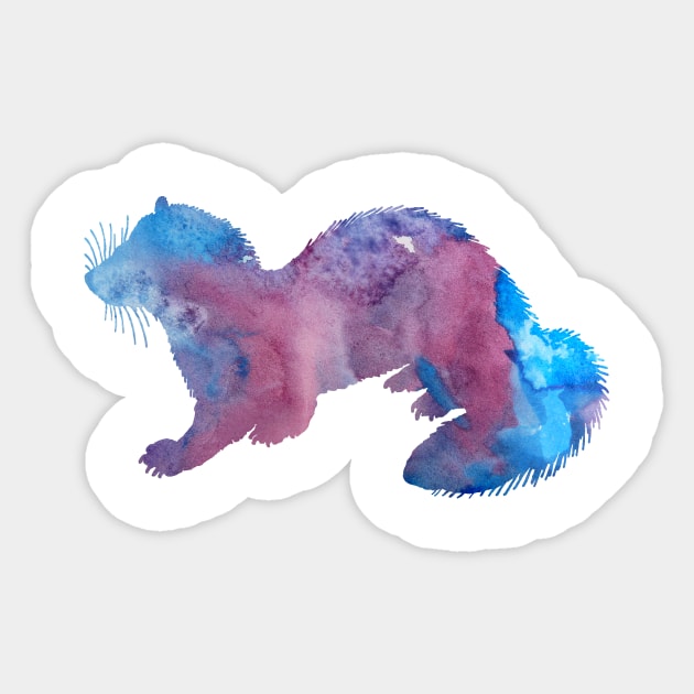 Ferret Sticker by TheJollyMarten